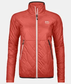 Outlet ORTOVOX SWISSWOOL PIZ VIAL JACKET W coral