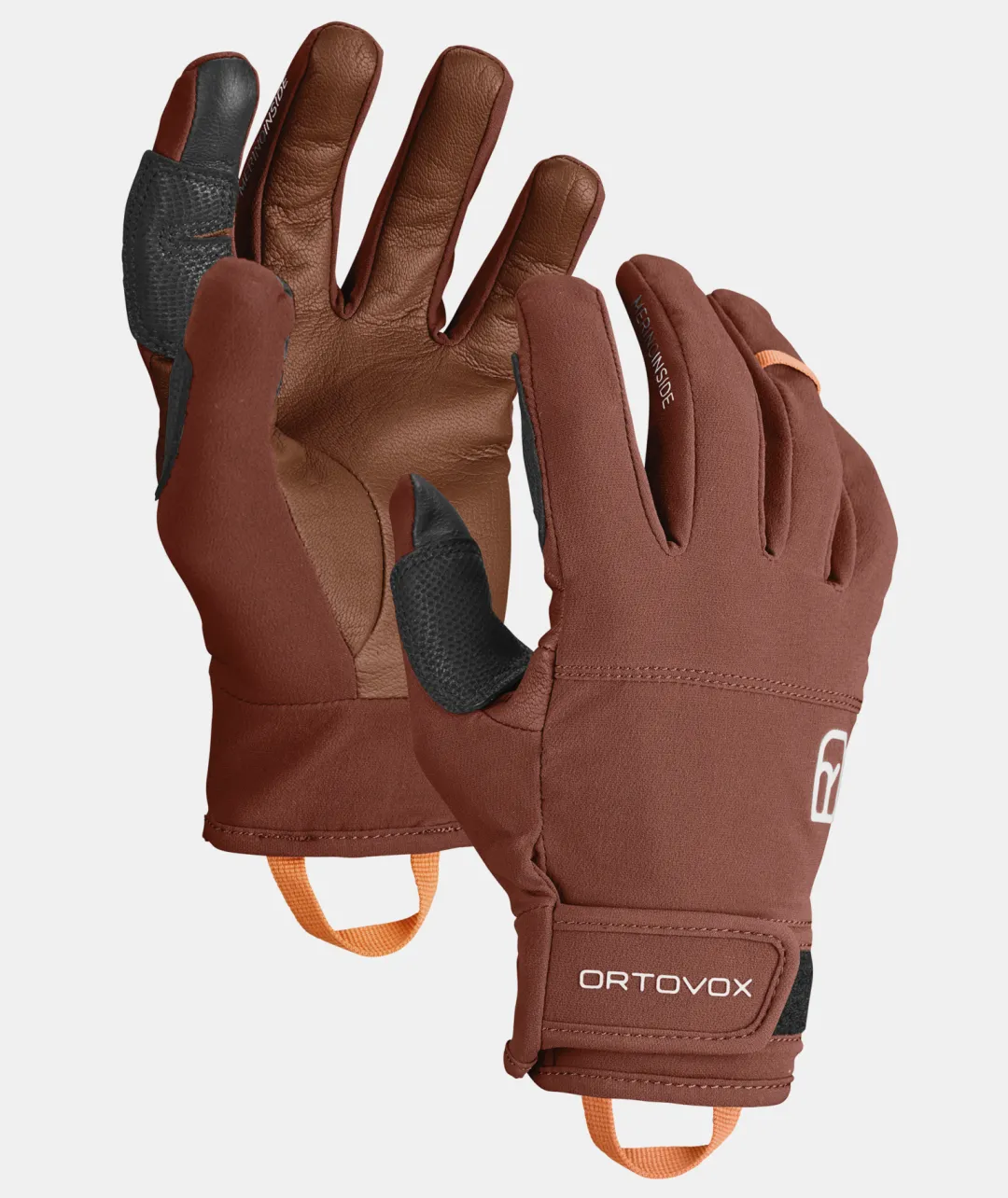 Best Sale ORTOVOX TOUR LIGHT GLOVE M clayorange