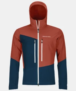 Cheap ORTOVOX WESTALPEN SOFTSHELL JACKET M clayorange