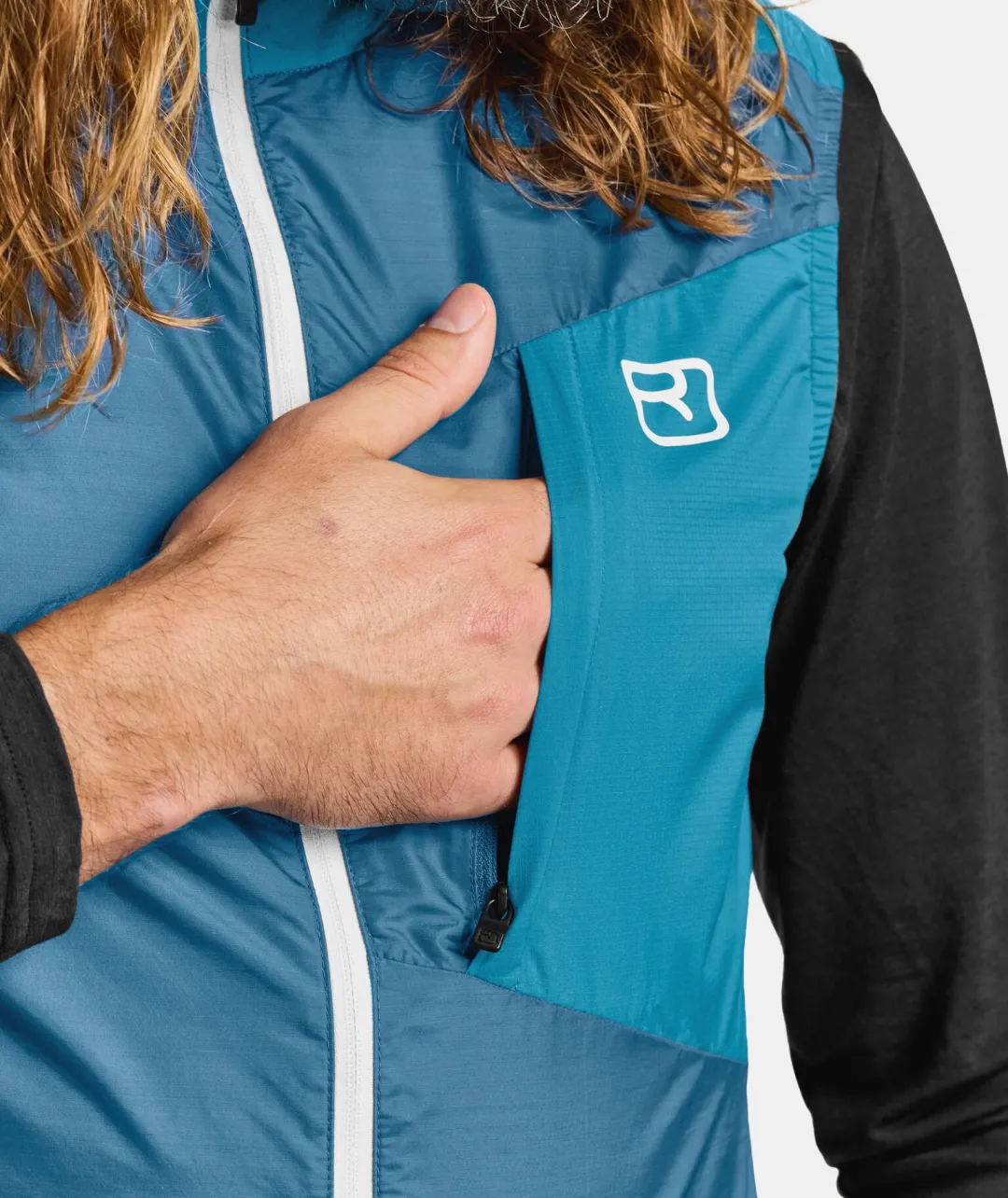 Store ORTOVOX WINDBREAKER VEST M cengiarossa