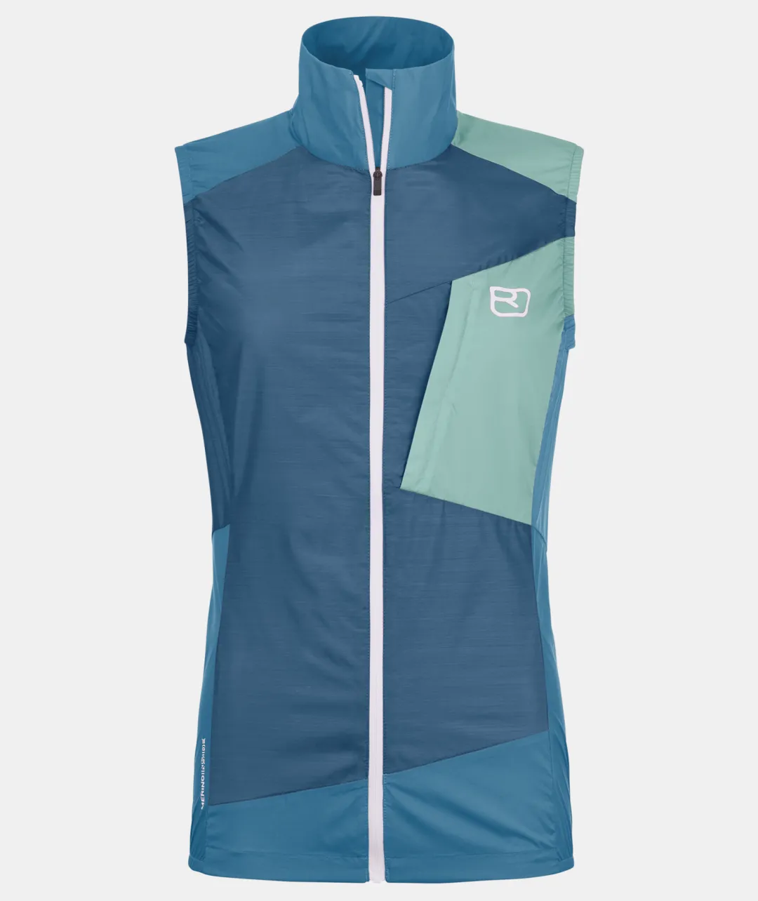 Store ORTOVOX WINDBREAKER VEST W petrolblue