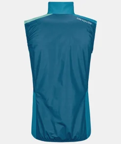 Store ORTOVOX WINDBREAKER VEST W petrolblue